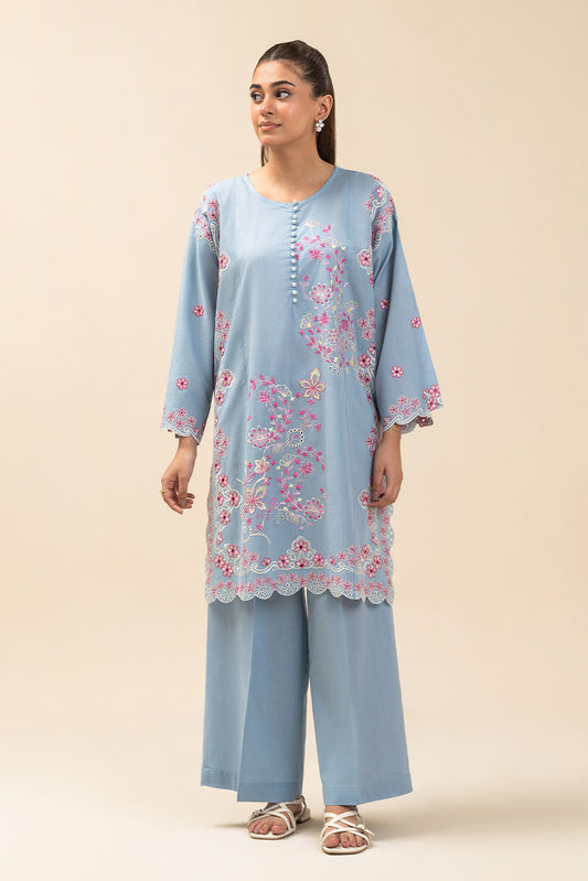 2 PIECE EMBROIDERED LAWN SUIT (PRET)
