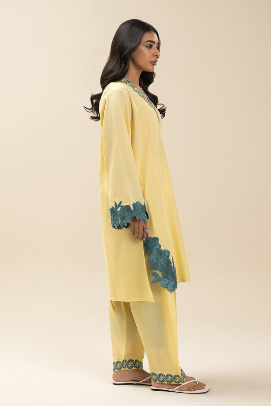 2 PIECE EMBROIDERED LAWN SUIT (PRET)