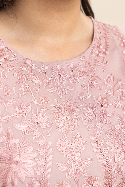 2 PIECE EMBROIDERED LAWN SUIT (PRET)
