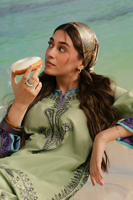 2 PIECE EMBROIDERED LAWN SUIT (PRET)