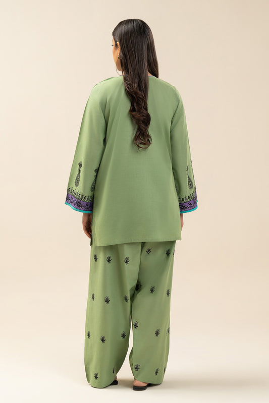 2 PIECE EMBROIDERED LAWN SUIT (PRET)