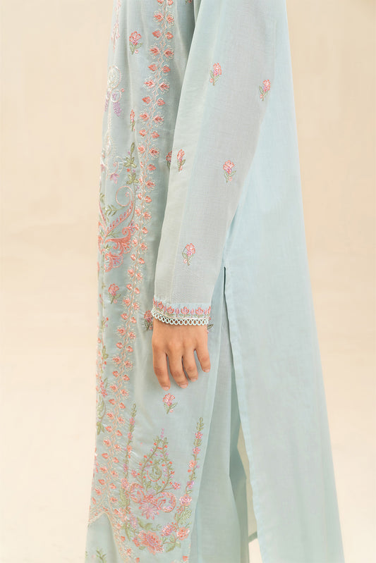 2 PIECE EMBROIDERED LAWN SUIT (PRET)