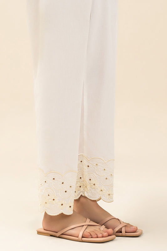 EMBROIDERED STRAIGHT PANTS