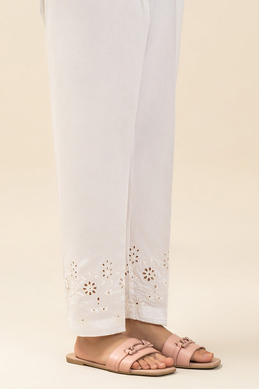 EMBROIDERED STRAIGHT PANTS