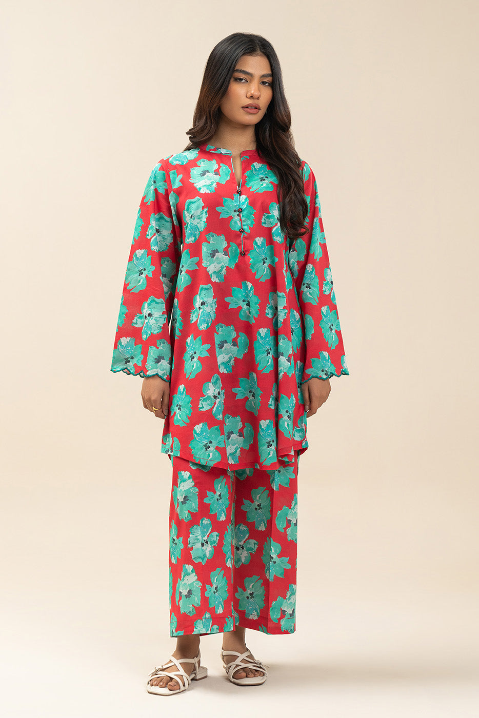 2 PIECE PRINTED DORIA LAWN SUIT (PRET)