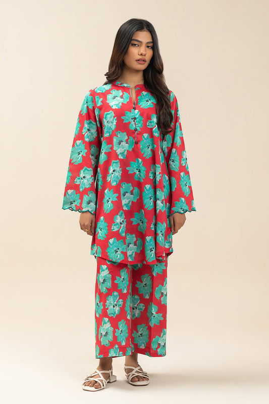 2 PIECE PRINTED DORIA LAWN SUIT (PRET)