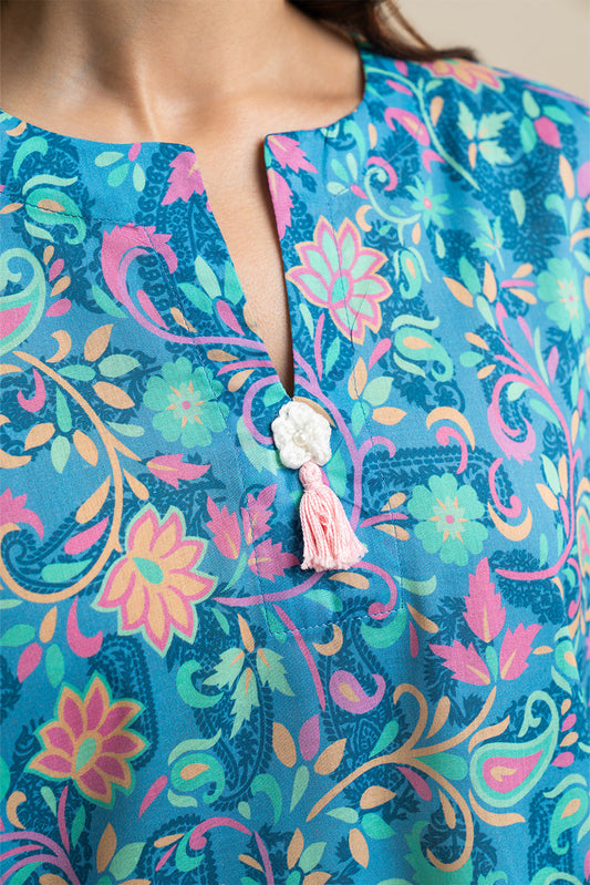 2 PIECE PRINTED LAWN SUIT (PRET)