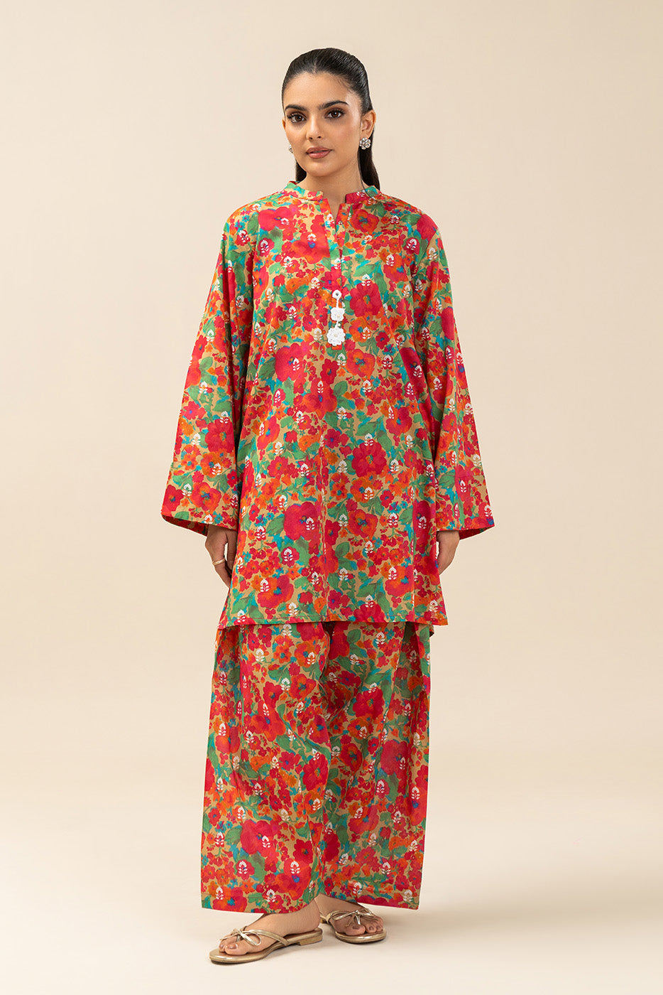 2 PIECE PRINTED LAWN SUIT (PRET)