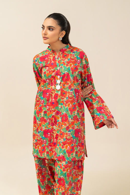 2 PIECE PRINTED LAWN SUIT (PRET)