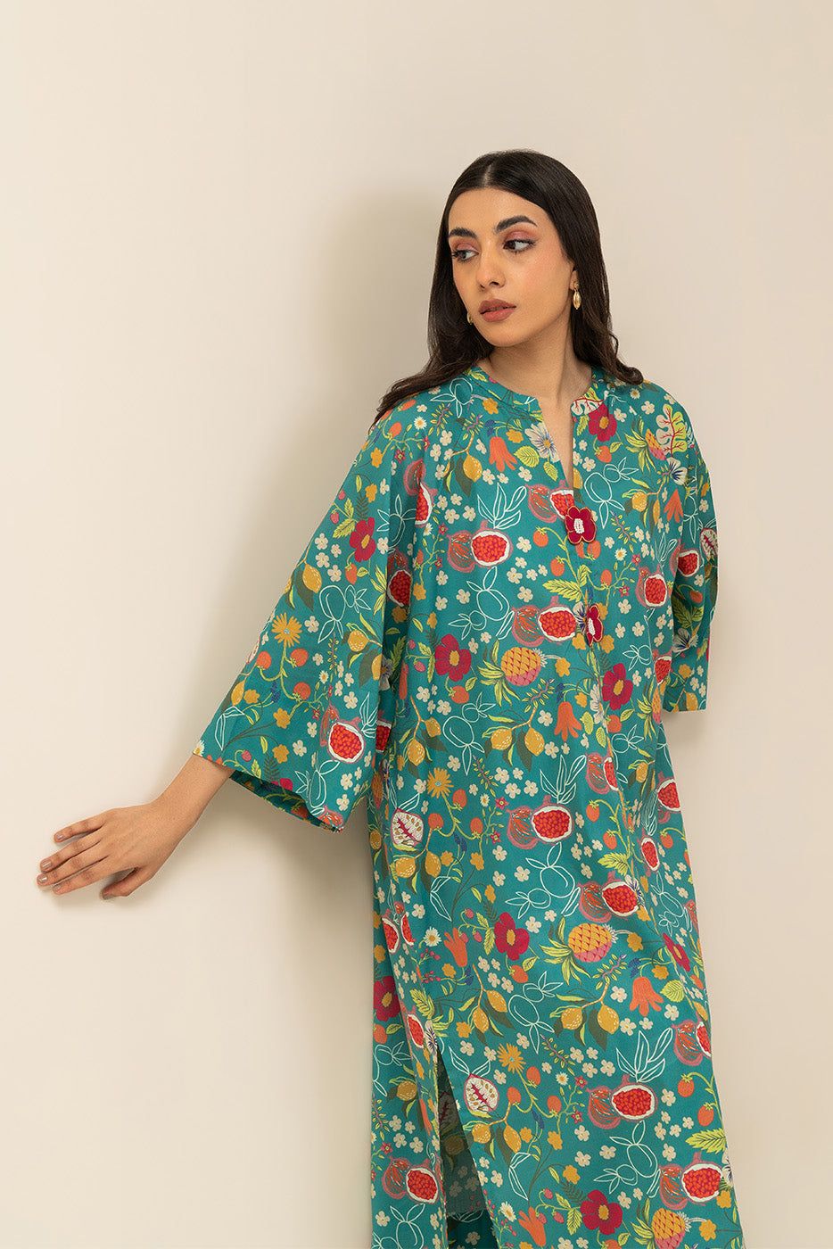 PRINTED LAWN SHIRT (PRET)