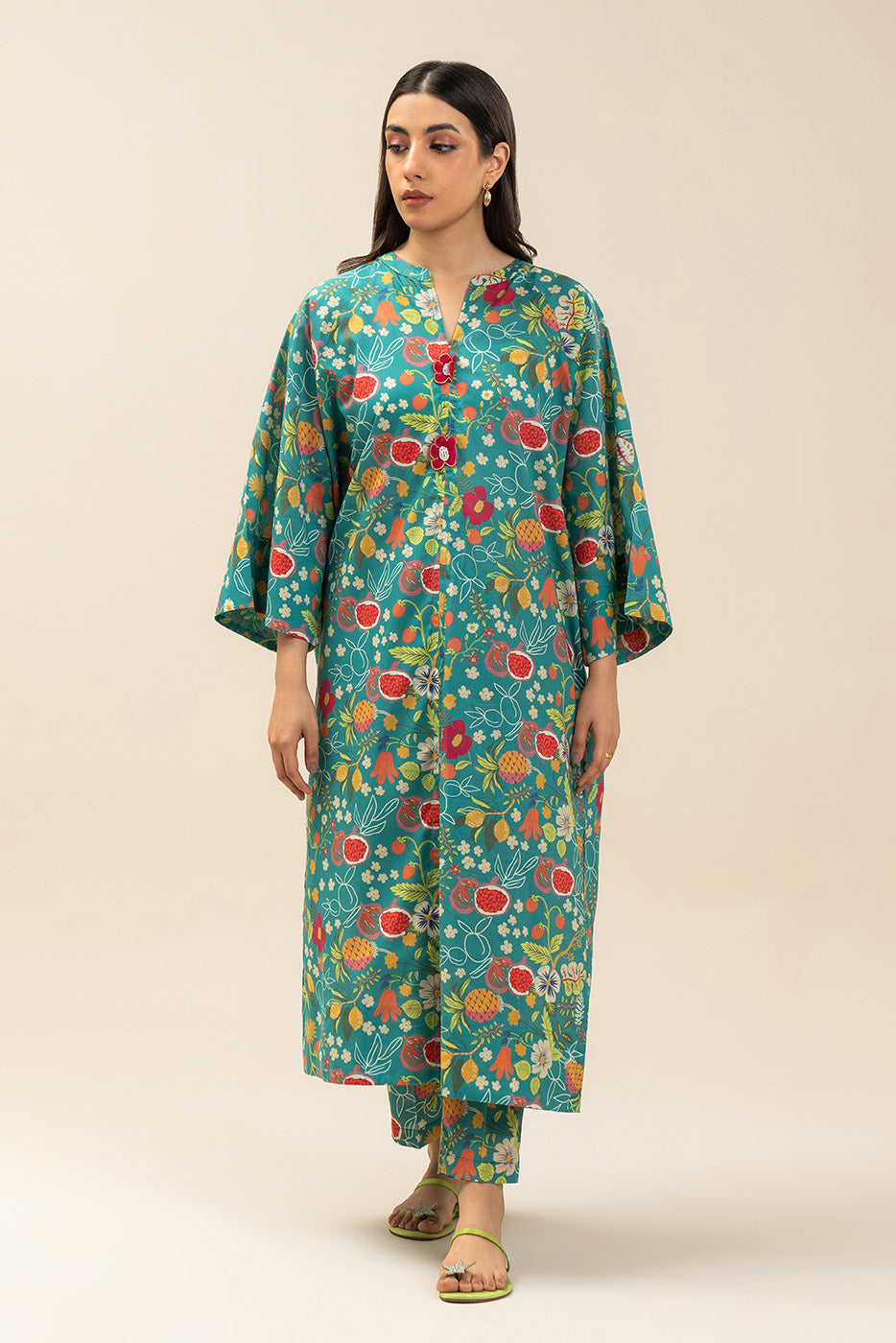 2 PIECE PRINTED LAWN SUIT (PRET)