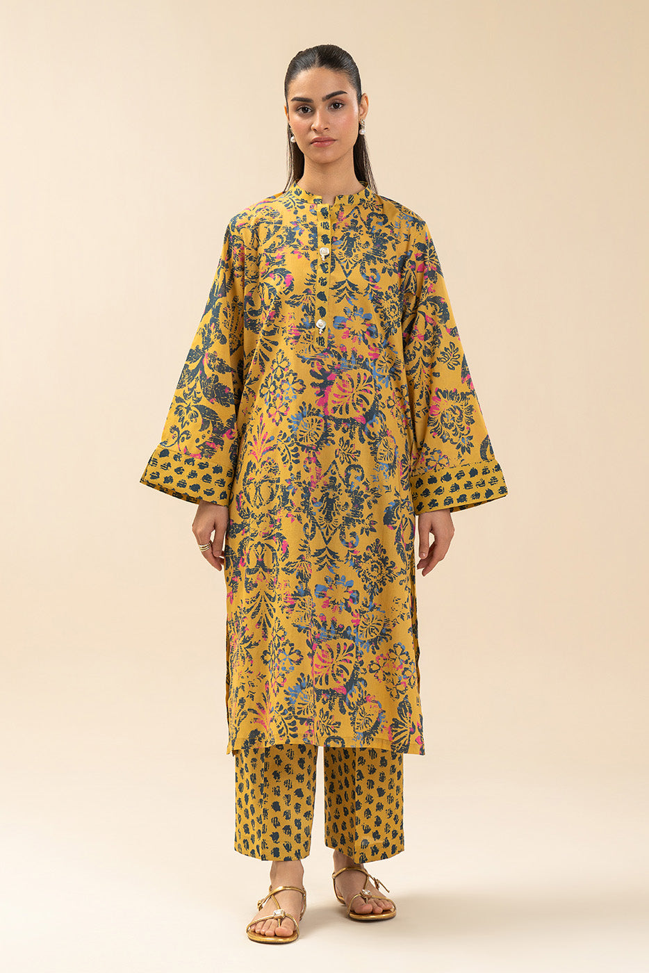 2 PIECE PRINTED LAWN SUIT (PRET)