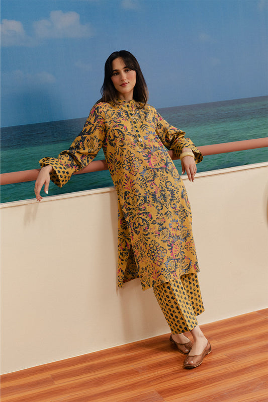 2 PIECE PRINTED LAWN SUIT (PRET)