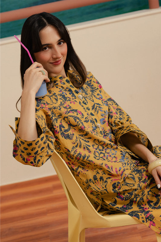 2 PIECE PRINTED LAWN SUIT (PRET)