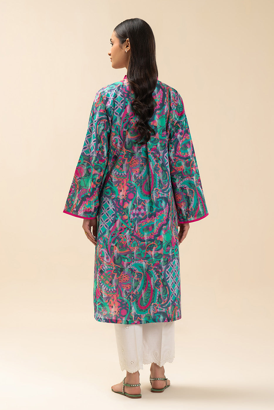 PRINTED LAWN SHIRT (PRET)