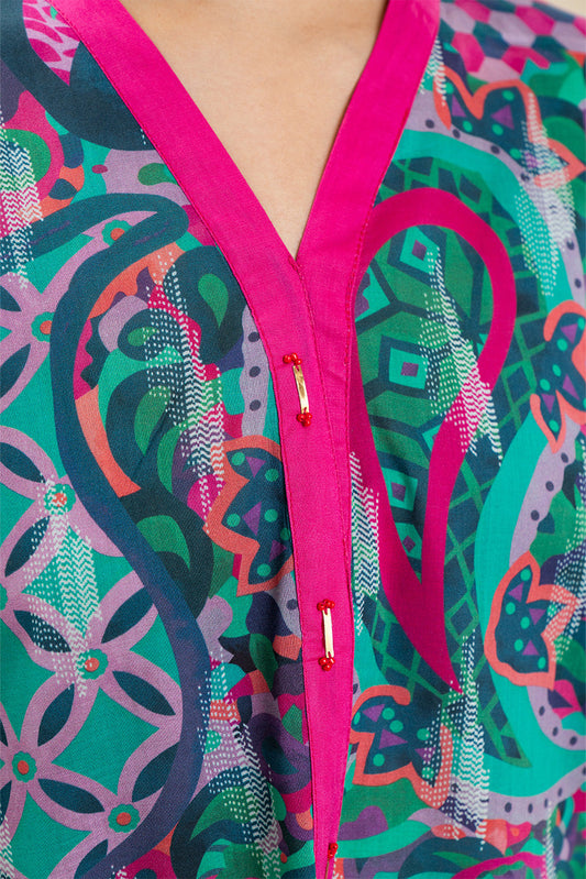 PRINTED LAWN SHIRT (PRET)