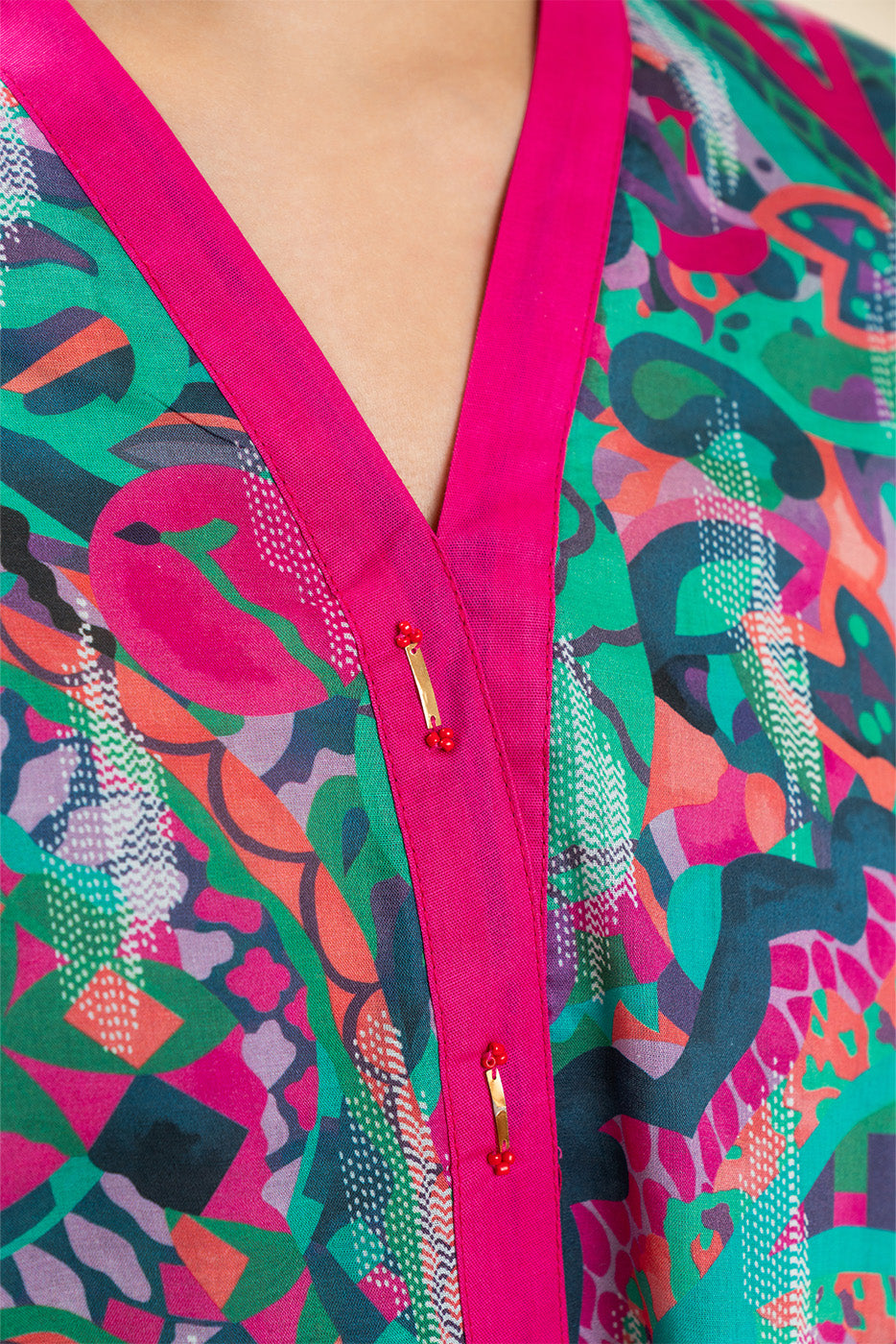 2 PIECE PRINTED LAWN SUIT (PRET)