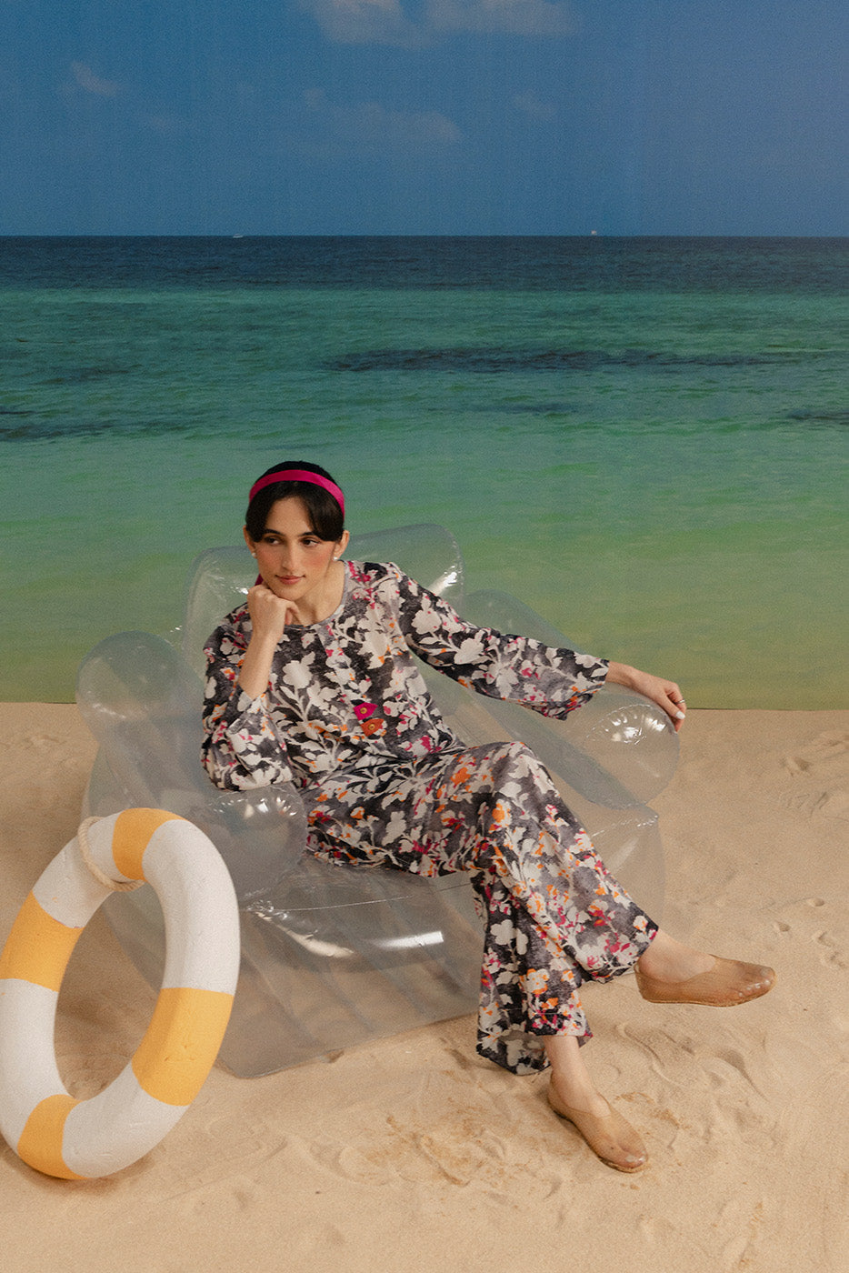 2 PIECE PRINTED LAWN SUIT (PRET)