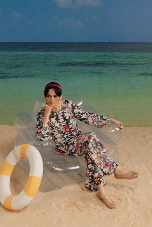 2 PIECE PRINTED LAWN SUIT (PRET)
