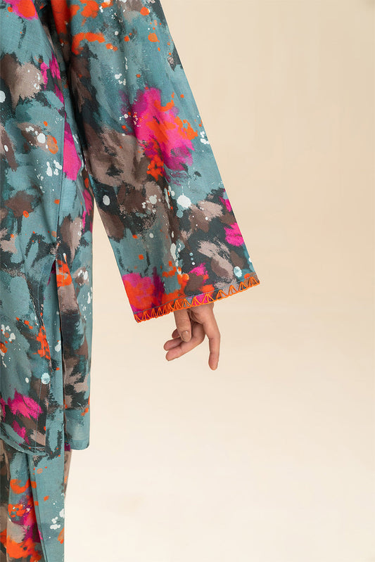 2 PIECE PRINTED LAWN SUIT (PRET)