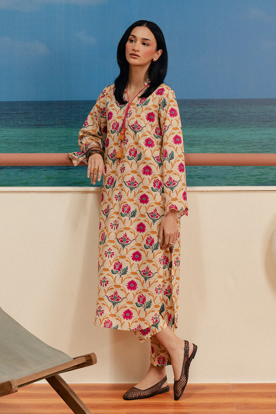 2 PIECE PRINTED DORIA LAWN SUIT (PRET)