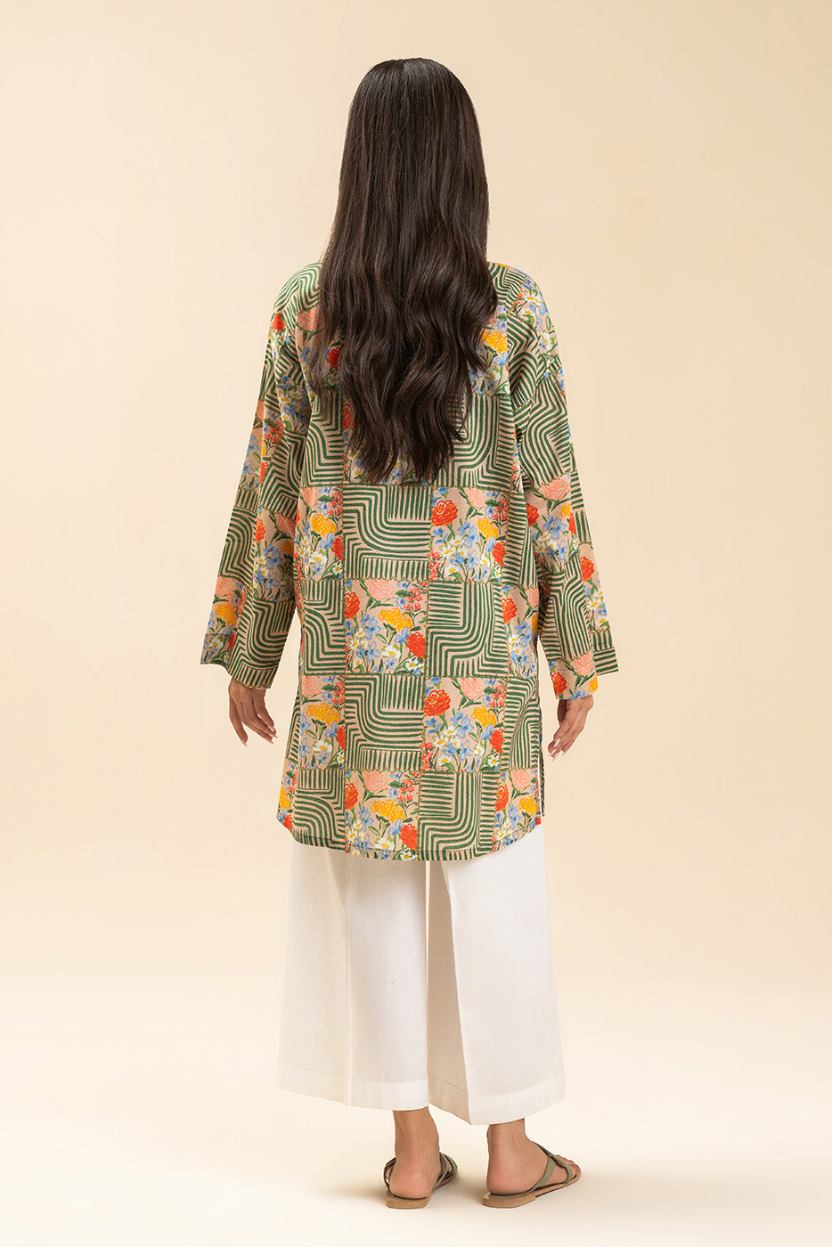 PRINTED LAWN SHIRT (PRET)