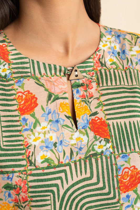 PRINTED LAWN SHIRT (PRET)