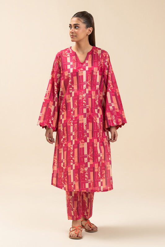 2 PIECE PRINTED LAWN SUIT (PRET)