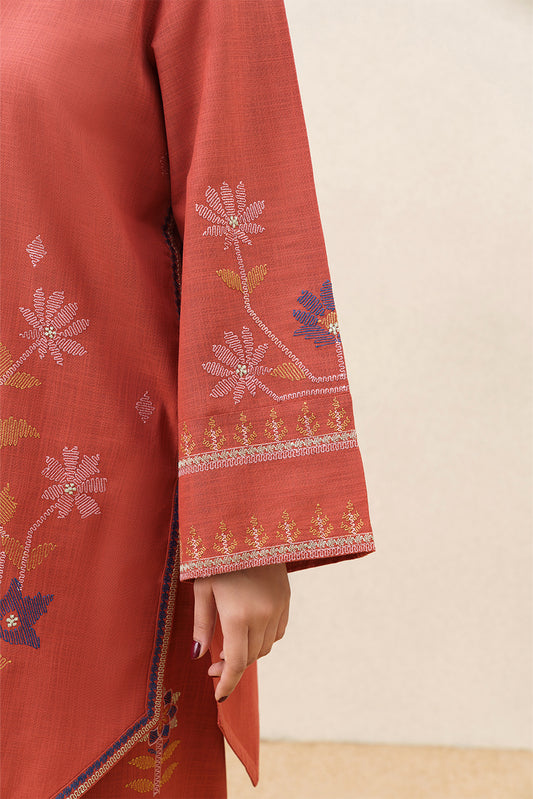 2 PIECE EMBROIDERED JACQUARD SUIT (FLOW)