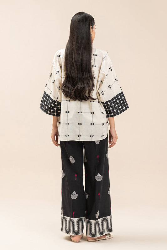 V-NECK BATWING TOP
