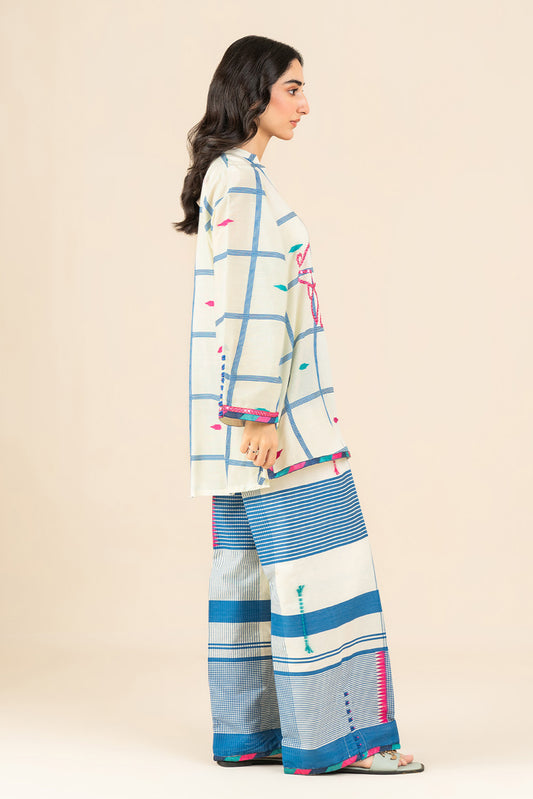 2 PIECE EMBROIDERED JACQUARD SUIT (FLOW)