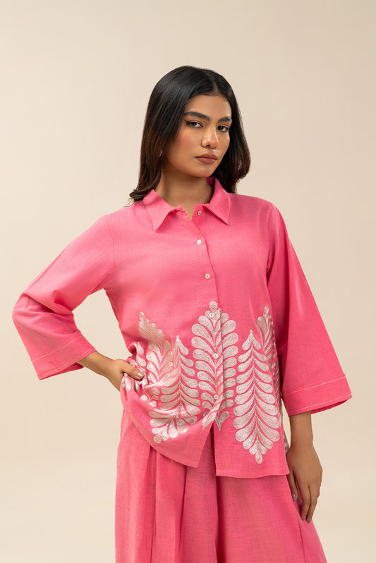 2 PIECE EMBROIDERED LINEN SUIT (FUSION)