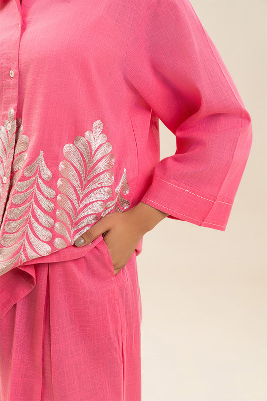 2 PIECE EMBROIDERED LINEN SUIT (FUSION)