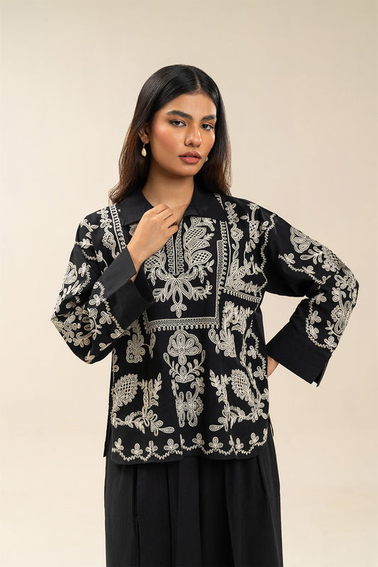 2 PIECE EMBROIDERED LINEN SUIT (FUSION)