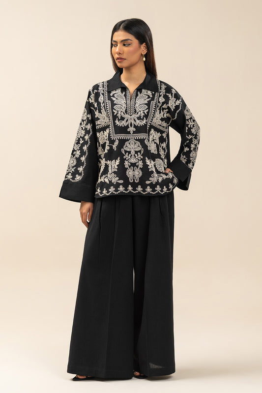 2 PIECE EMBROIDERED LINEN SUIT (FUSION)