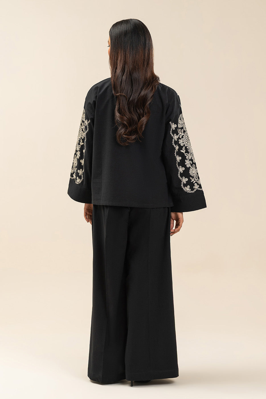 2 PIECE EMBROIDERED LINEN SUIT (FUSION)