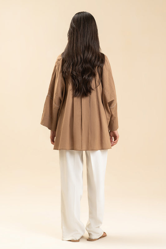 SOLID COTTON LINEN TOP (FLOW)