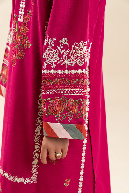 2 PIECE EMBROIDERED TWO WAY SLUB SUIT (HIGH CASUAL)