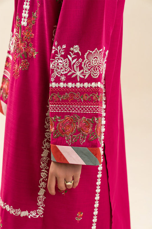 2 PIECE EMBROIDERED TWO WAY SLUB SUIT (HIGH CASUAL)