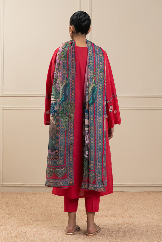 3 PIECE EMBROIDERED LAWN SUIT (HIGH CASUAL)