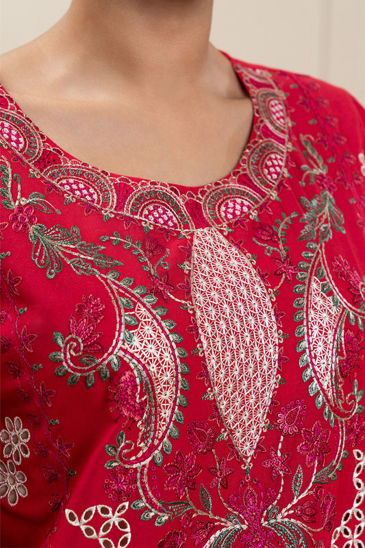 3 PIECE EMBROIDERED LAWN SUIT (HIGH CASUAL)