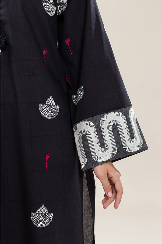 2 PIECE SOLID JACQUARD SUIT (PRET)