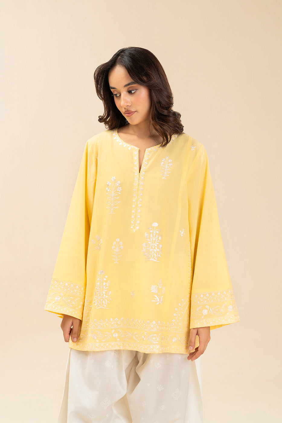 EMBROIDERED LAWN SHIRT (PRET)