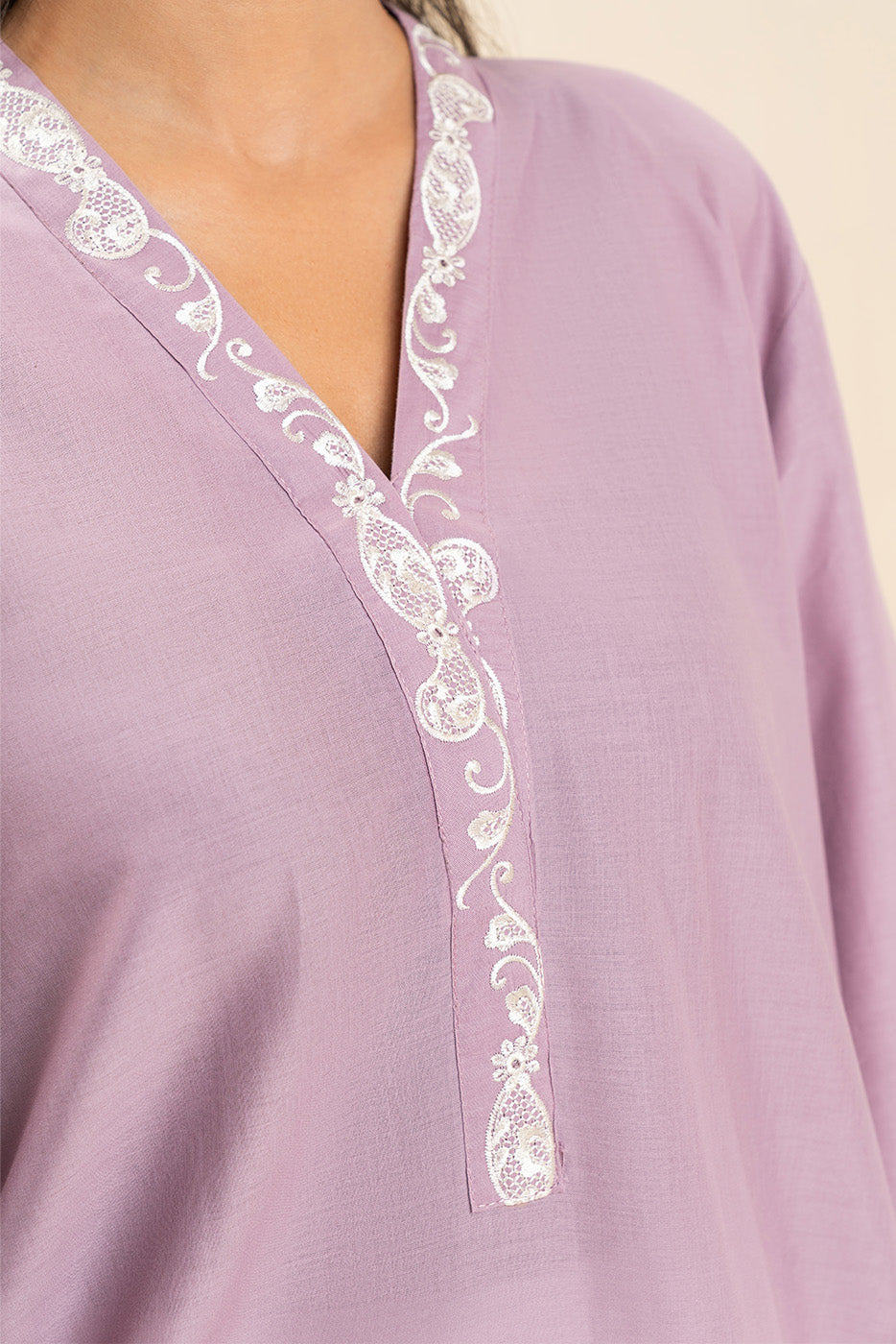 EMBROIDERED LAWN SHIRT (PRET)