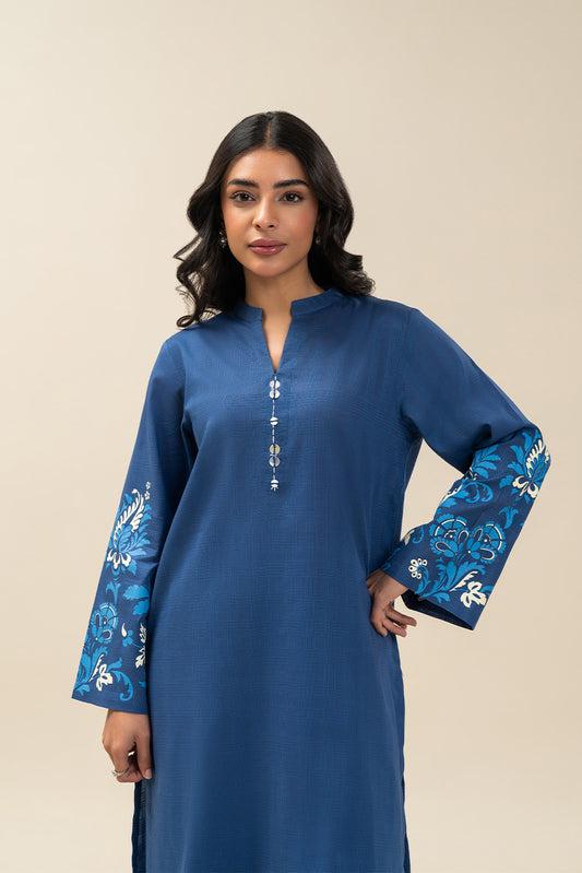 2 PIECE BASIC DORIA PEACH SUIT (PRET)