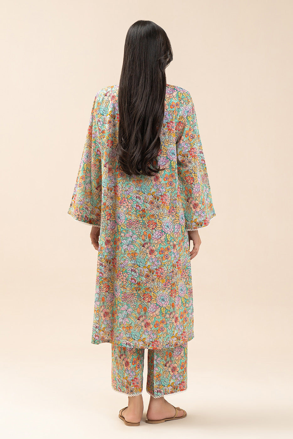 2 PIECE PRINTED DORIA LAWN SUIT (PRET)