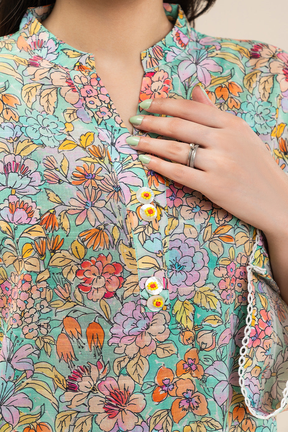 2 PIECE PRINTED DORIA LAWN SUIT (PRET)