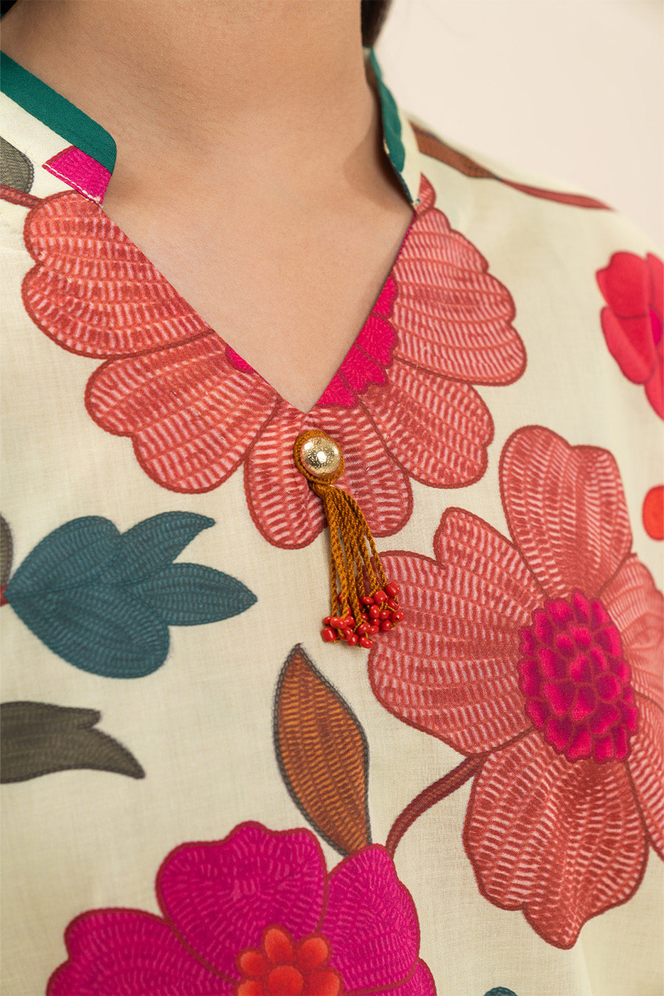 2 PIECE PRINTED LAWN SUIT (PRET)