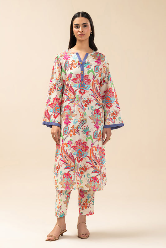 2 PIECE PRINTED LAWN SUIT (PRET)