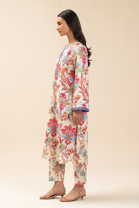 2 PIECE PRINTED LAWN SUIT (PRET)